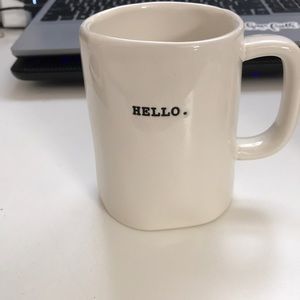 Rae Dunn “hello” mug